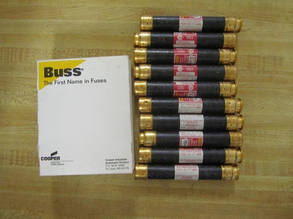 Bussmann FRS-R-10 Fusetron Fuse FRSR10 (Pack of 10)