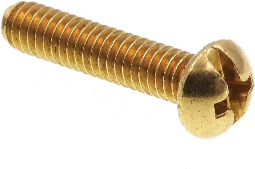 Prime-Line 9003590 Machine Screws, Round Head, Phillips/Slotted Combination Drive, #8-32 x 3/4 In. (100 Pack)