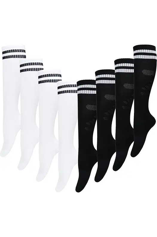 Zwish 4 Pairs Soccer Socks Football Sport Team...