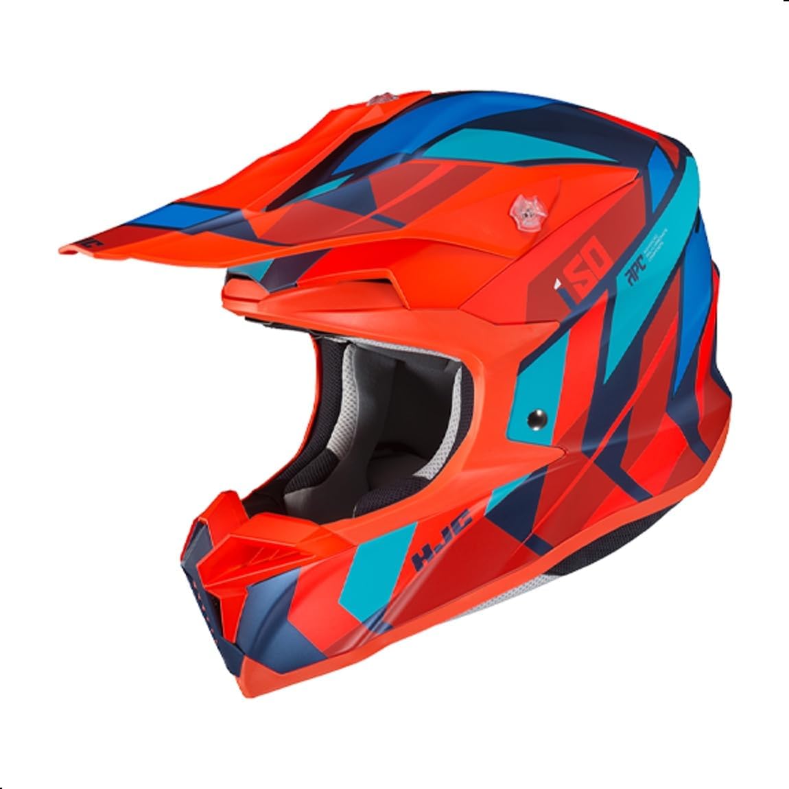 HJCi50 Vanish Off-Road Motorcycle Helmet, DOT Approved (MC64HSF, Large)