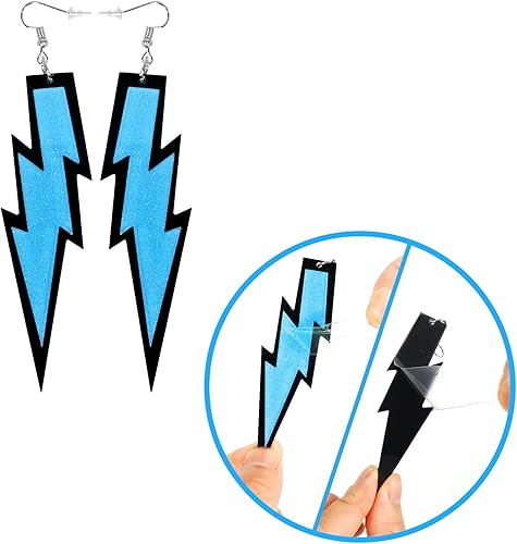 Miniatura 3 de Conjunto de accesorios para disfraz de los años 80, diadema de encaje, aretes, guantes de red, collar, pulsera, gafas, juego de disfraz de fiesta