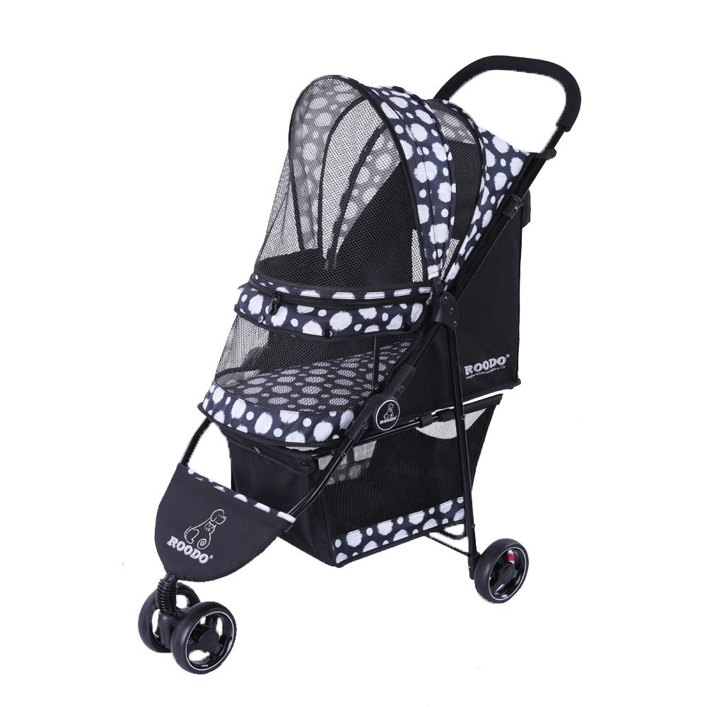 ROODO Escort 3Wheel pet Stroller, Light Travel System for