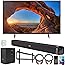 Sony KD65X85J 65-inch X85J 4K Ultra HD LED Smart TV (2021 Model) Bundle with Deco Home 60W 2.0 Channel Soundbar, 37"-100" TV