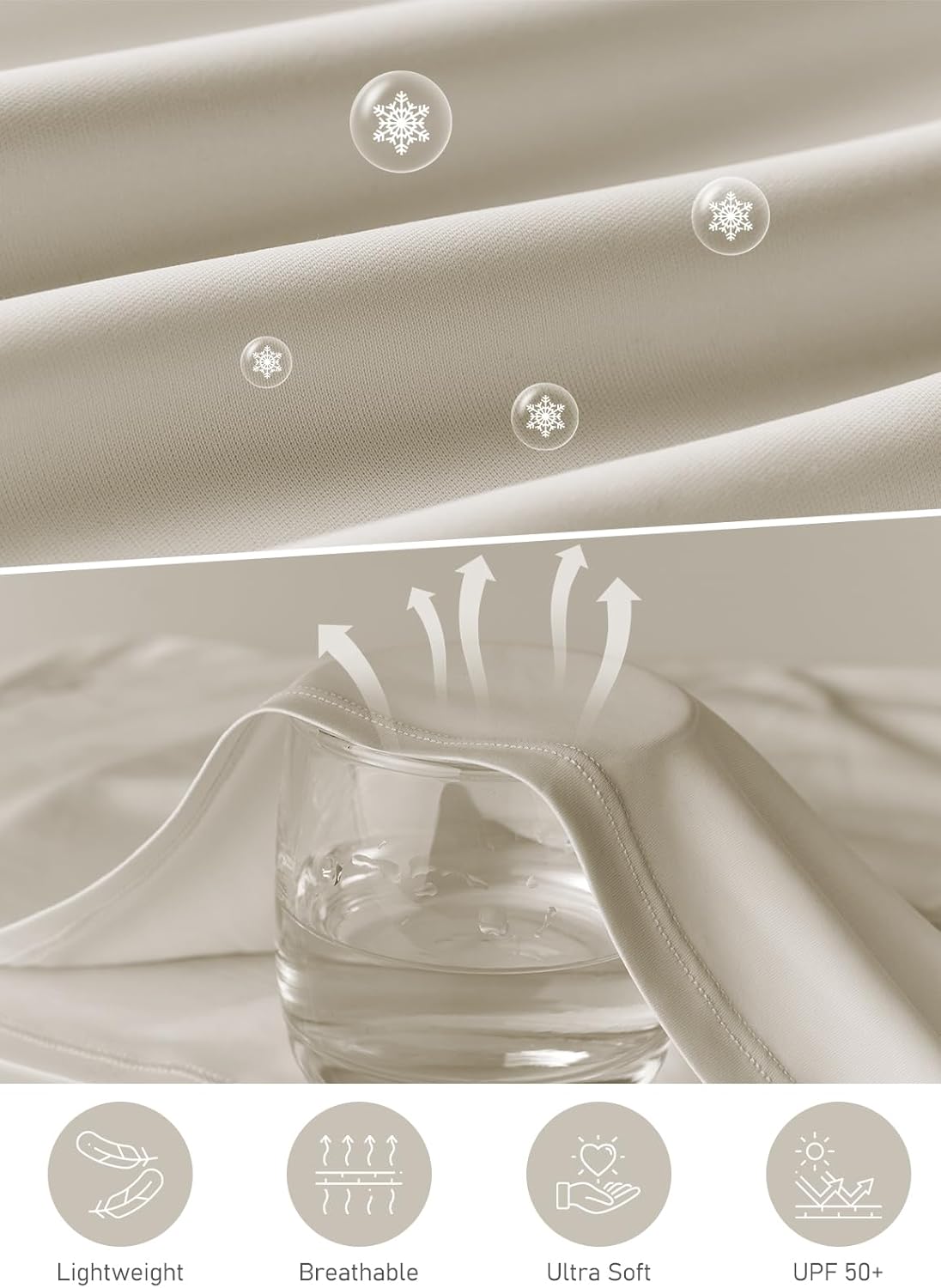 Women's Rash Guard Long Sleeve UV Sun Protection Shirts with Thin Hoodie UPF 50+ Lightweight SPF Tops for Hiking - Image 5