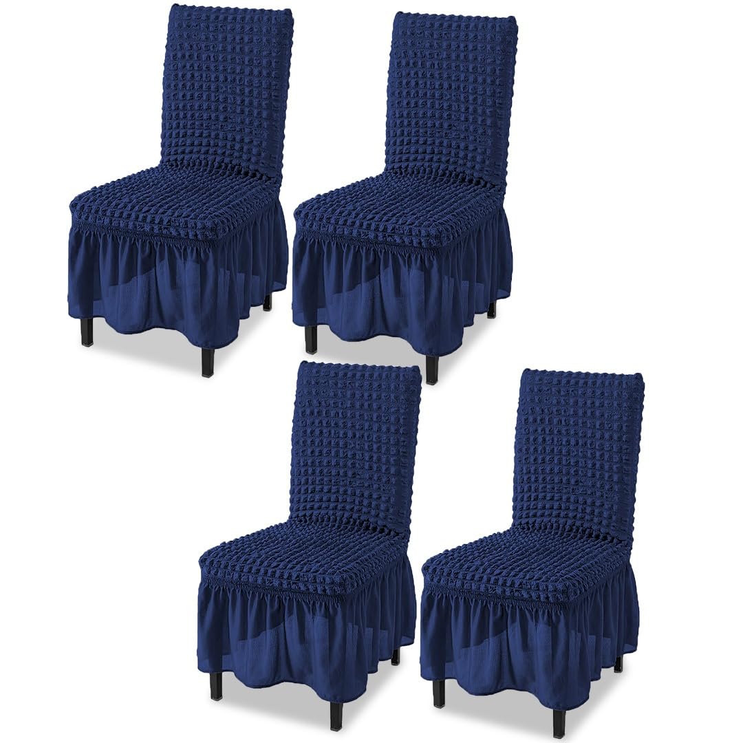 TONY STARK Frill Chair Covers - Elegant Dining Room Style -15 TONY STARK Frill Chair Covers - Elegant Dining Room Style -15