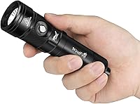Vista 9 de Linterna de buceo WindFire, linterna impermeable para buceo 262 pies bajo el agua, linterna recargable para snorkel con 4 modos y indicador