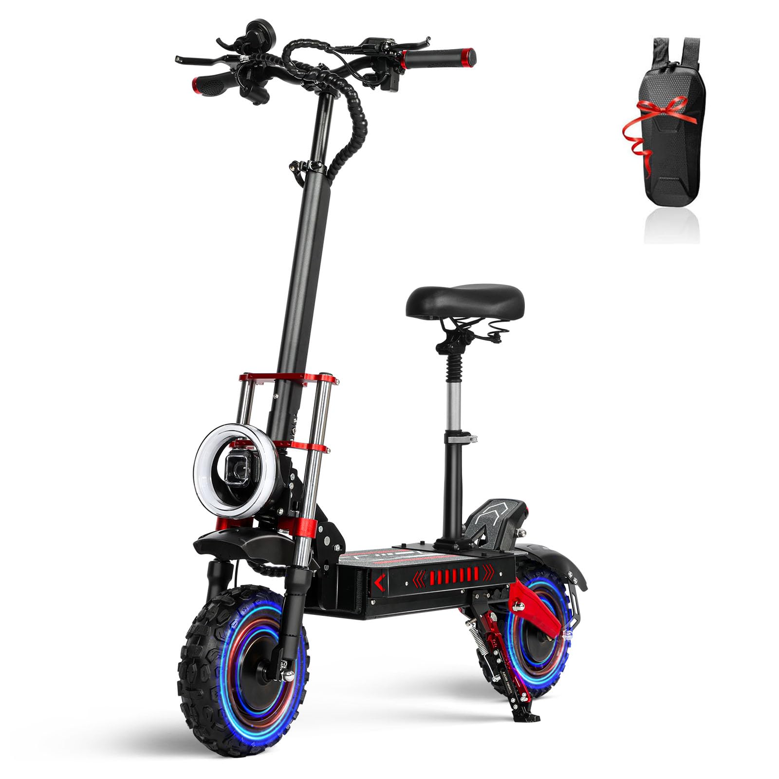 T TAN 5600W Dual Motor Electric Scooter for Adults - UP to 50MPH 45 Miles Range Featuring 48V