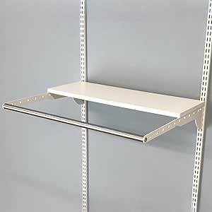 Amazon.co.jp: 藤山(FUJIYAMA) Fitrack(フィットラック) 収納セレクトパーツ ランドリー棚セット ホワイト 幅 ...