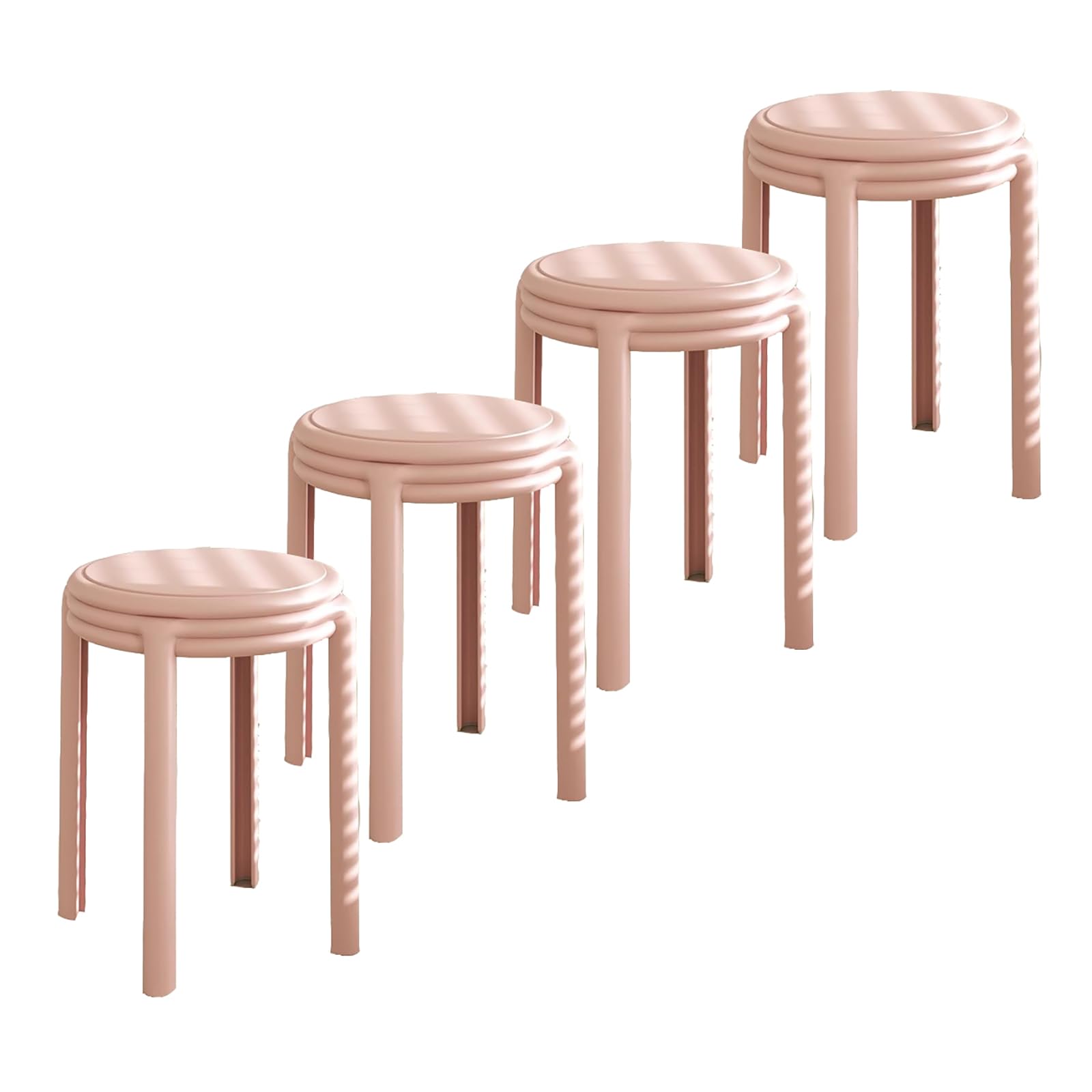 (Set of 4, Pink)
