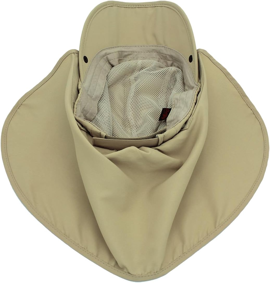 Connectyle Kids Sun Hat with Removable Neck Flap Outdoor Adventure Sun Cap for Boys Girls Foldable UPF 50+ Summer Beach Hat - Image 5