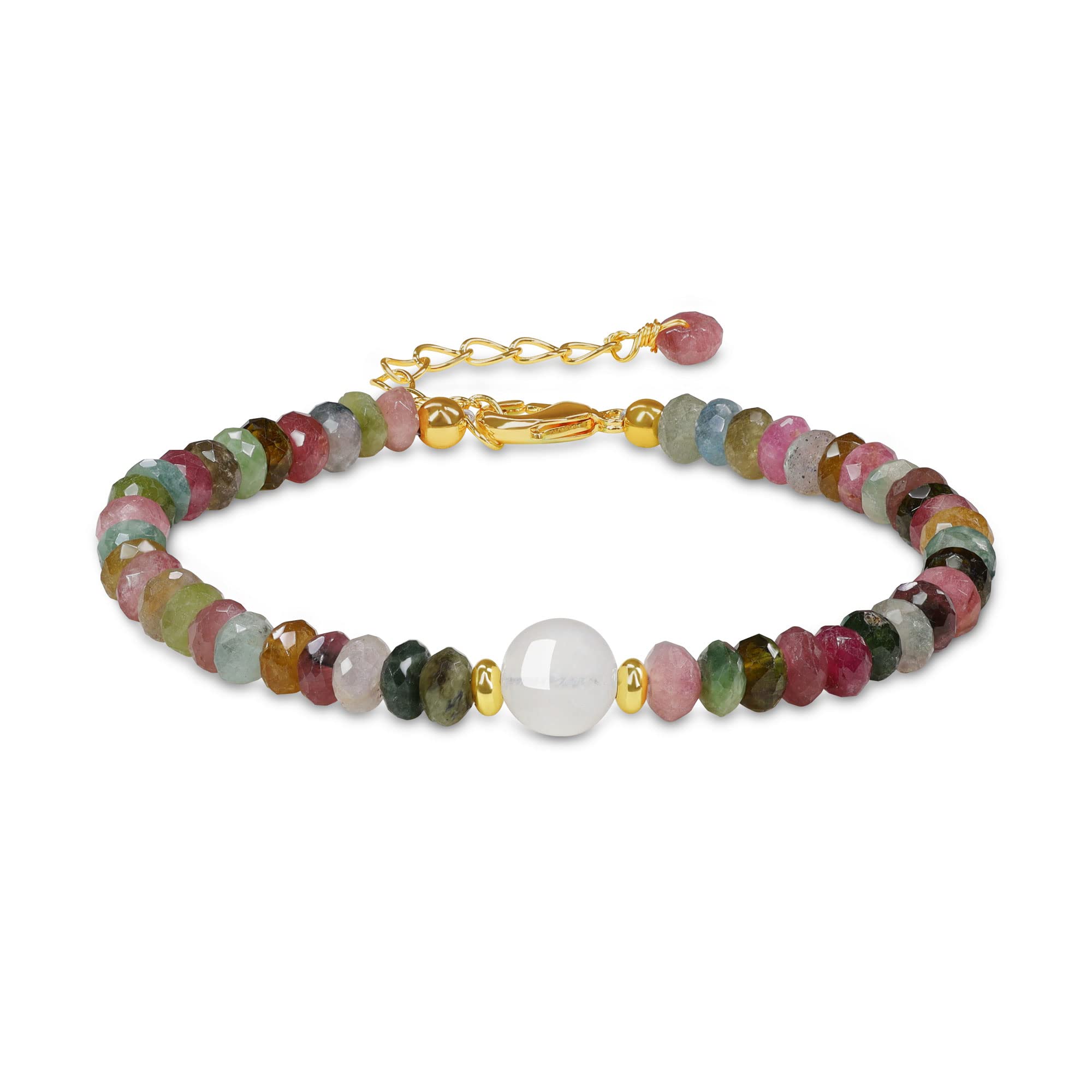 COAI Women's Beaded Bracelet Healing Crystal Bracelet for Women