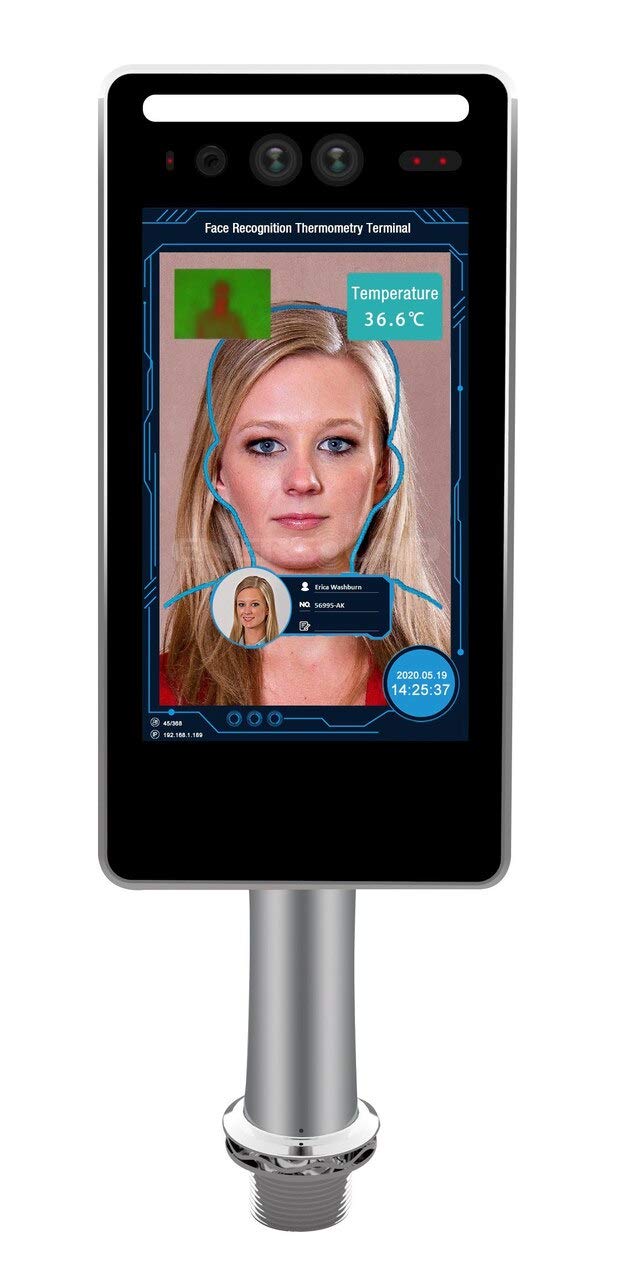 Lowest Price Temperature Screening Kiosk with Face Recognition and Access Control - US-Based Support and Warranty. 40% Off Discount Temperature Screening Kiosk with Face Recognition and Access Control - US-Based Support and Warranty.