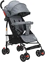 Maxi Baby Carrinho de Bebê Guarda Chuva LINK Até 15kgs (Cinza)