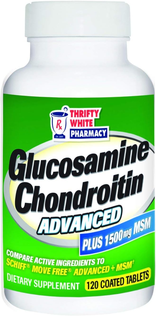 21St Century Glucosamine Chondroitin Advanced with Msm - 120 Tablets (Pack of 2)