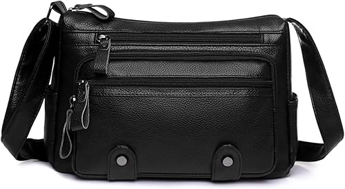 NOTAG Bolsos de hombro para mujer, multibolsillos, bolsos cruzados, bolsas de mensajero de viaje con correa ajustable para el hombro