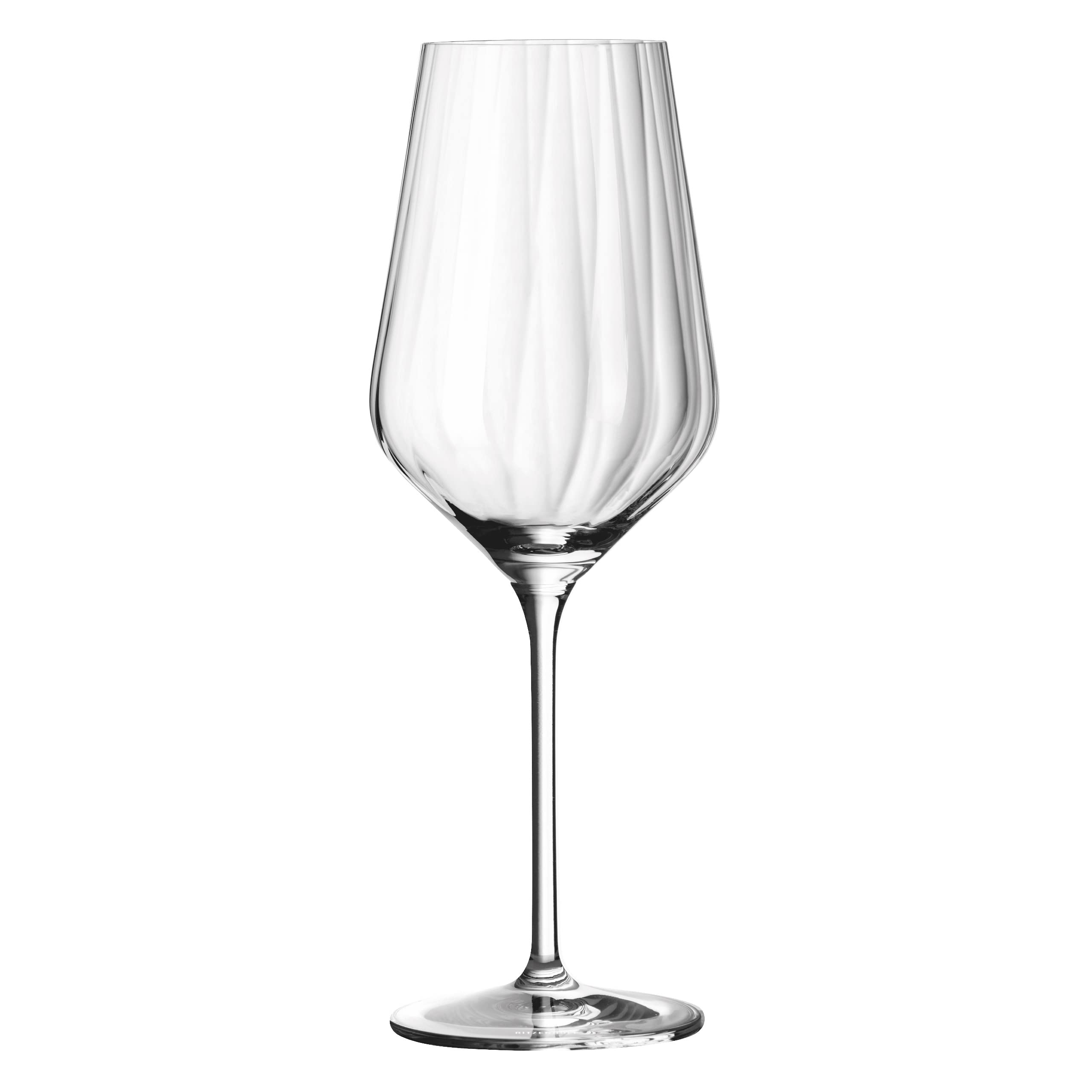 RITZENHOFF 6111010 - Set di bicchieri da vino bianco e acqua, serie taglio a stella, 12 pezzi per 300 ml, elegante, made in Germany, trasparente