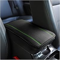 Vista 21 de Funda de cojín de cuero para consola central del coche, 11.4 x 7.4 pulgadas, funda impermeable para reposabrazos y asiento, apta para coches