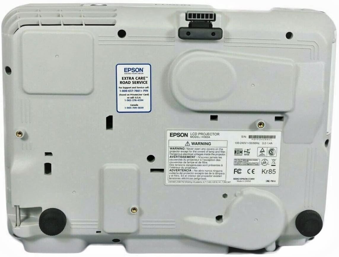 Epson PowerLite 95 3LCD XGA 2600 Lumen Projector (V11H383020)