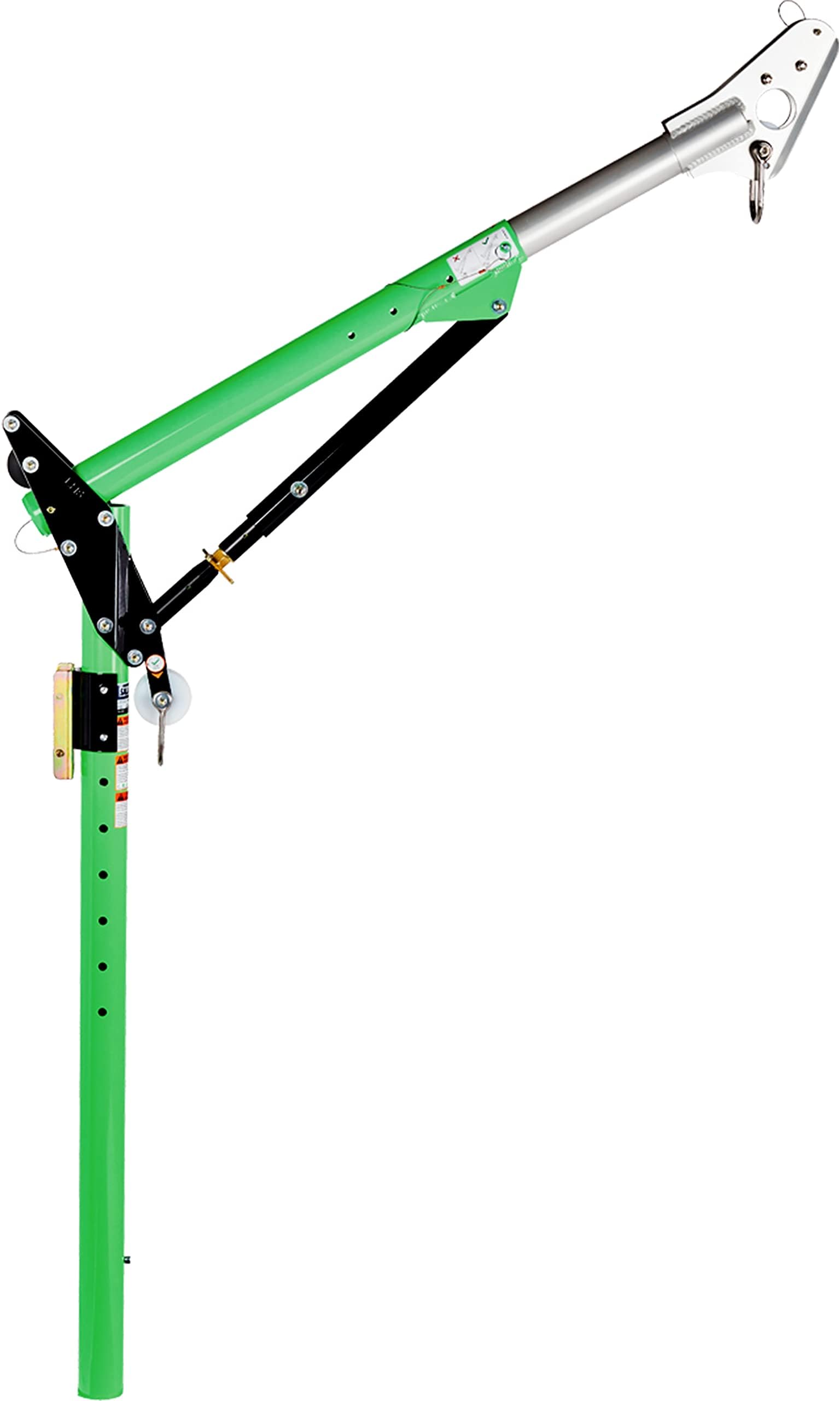 Upper Davit Mast,Green, Silver
