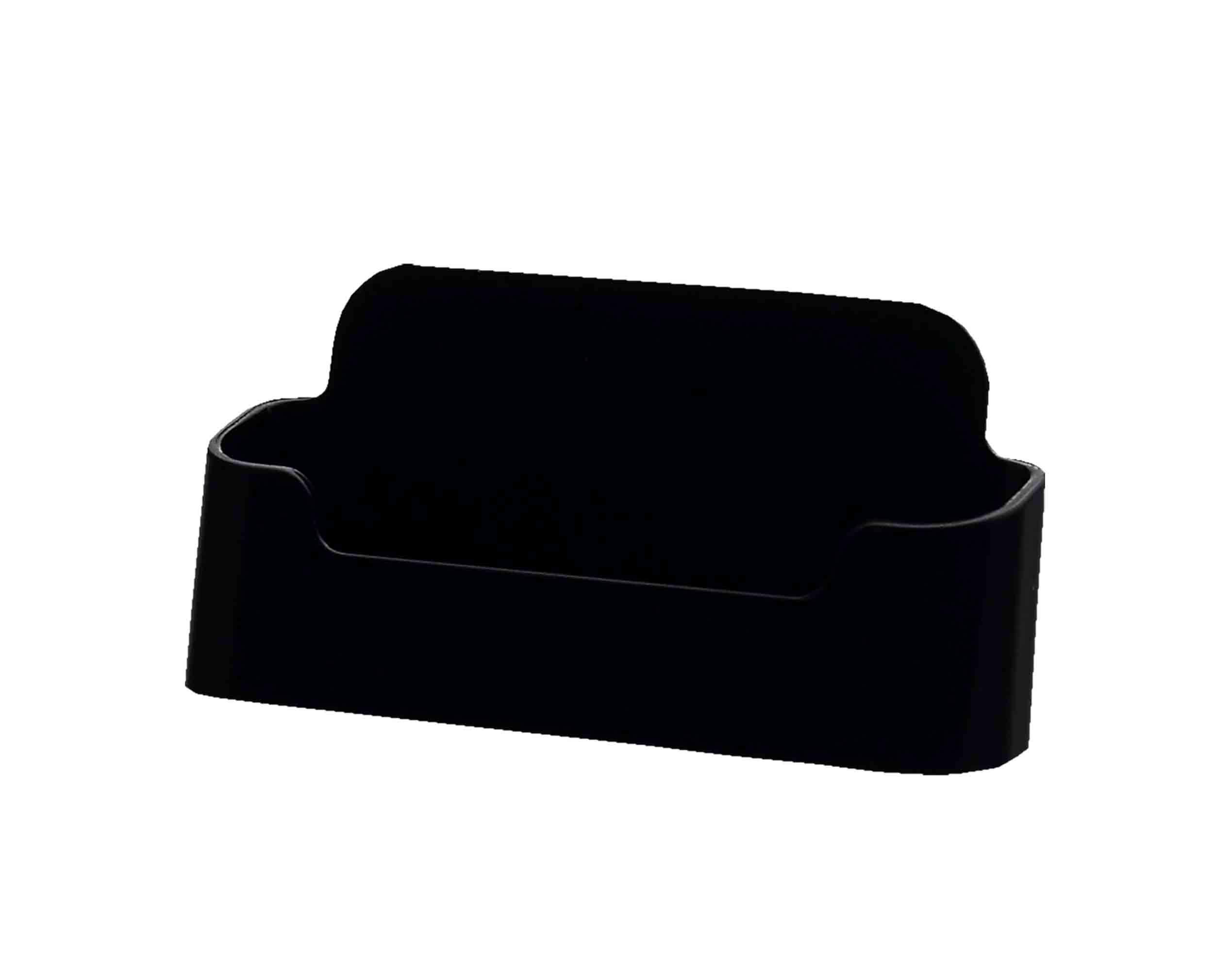 Deflecto Business Card Holders Single Compartment (BLACK 10 PACK)