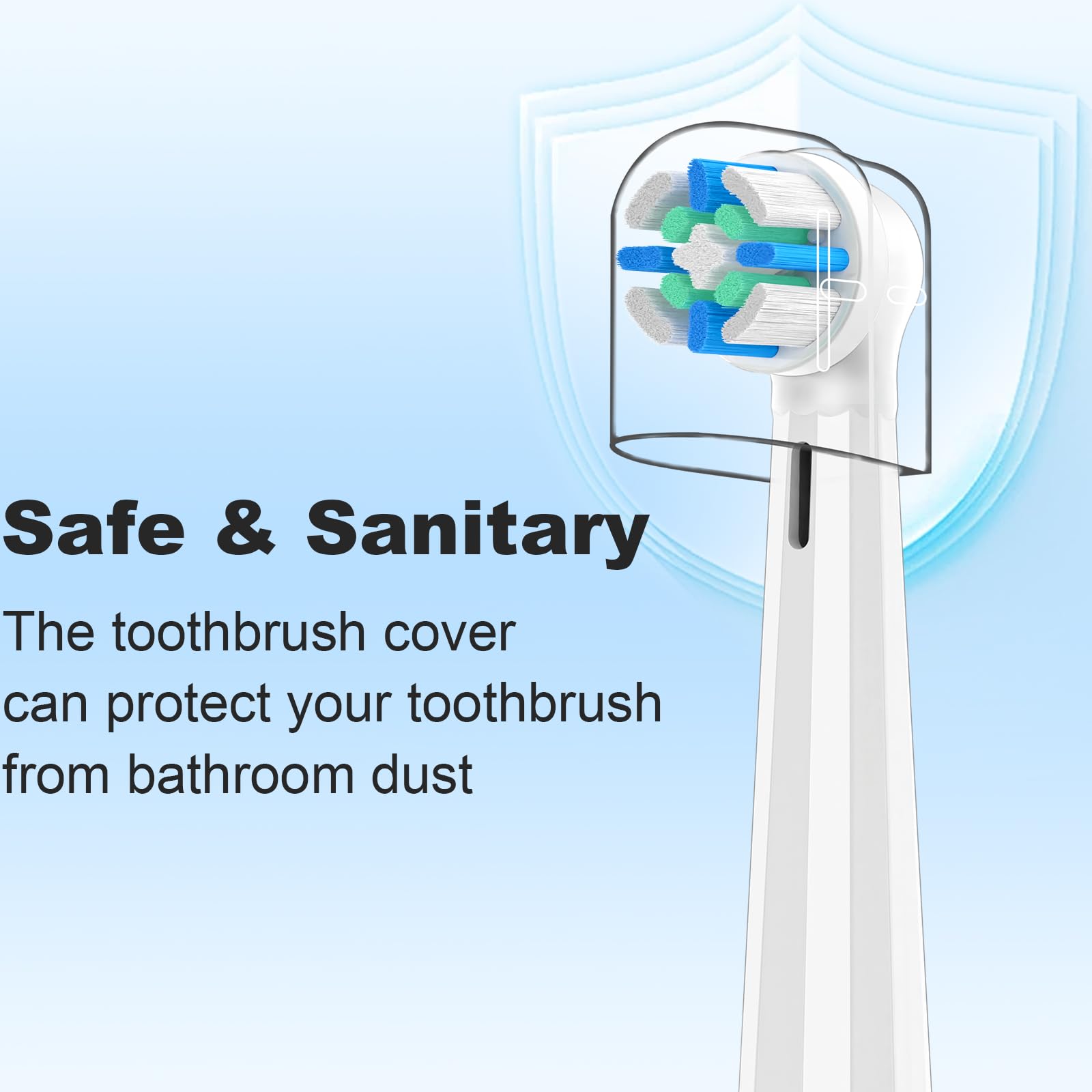 10 Pack IO Replacement Brush Heads Compatible with Oral B iO 2/3/4/5/6/7/8/9/10/Deep Clean Series Electric Toothbrushes, Medium-Hard Bristles IO Toothbrush Head Compatible with Oral B (White) - 5