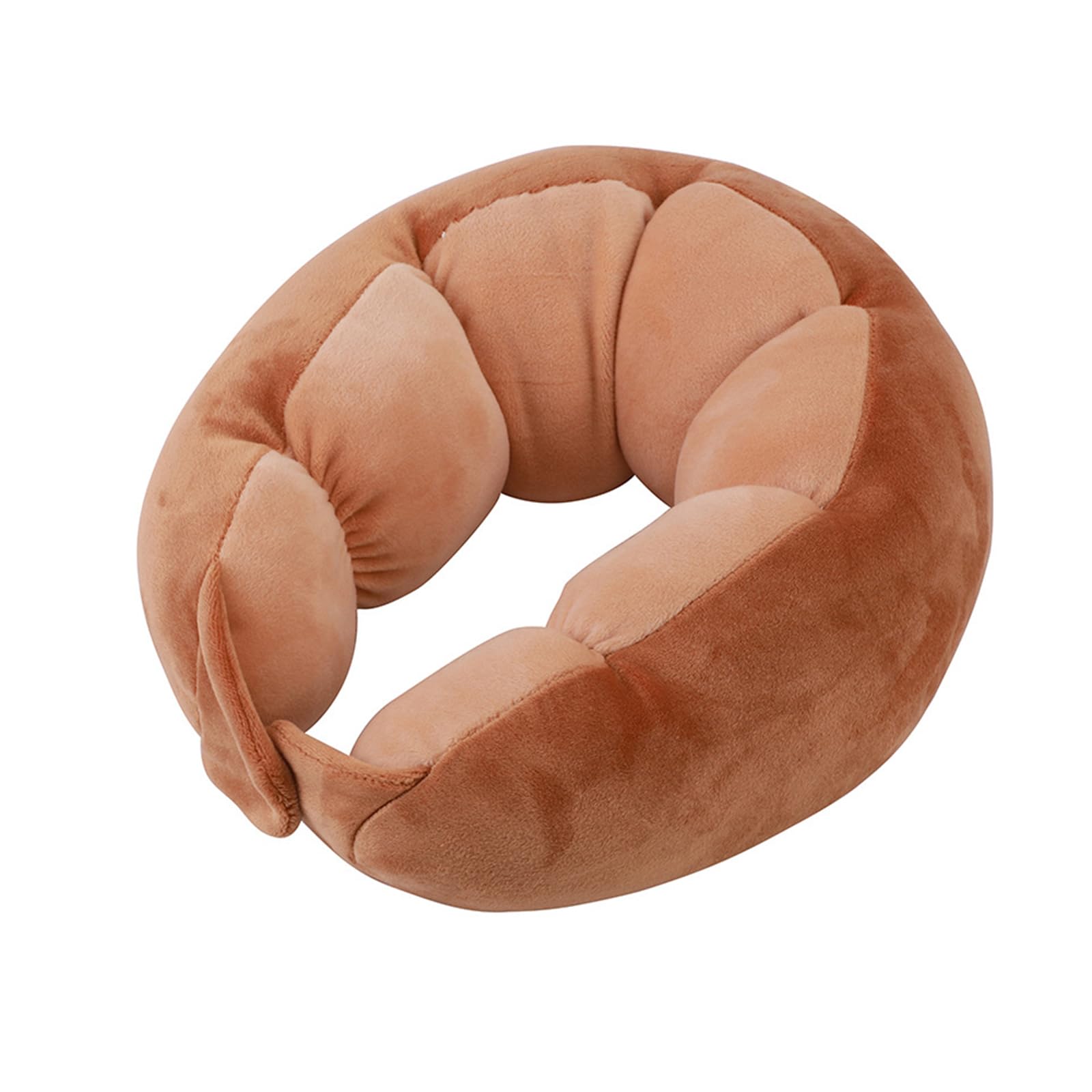 APGLSXY Ergonomic Neck Pillow Fleece U Shape Design for Napping and Long Journey Washable Breathable Neck Rest