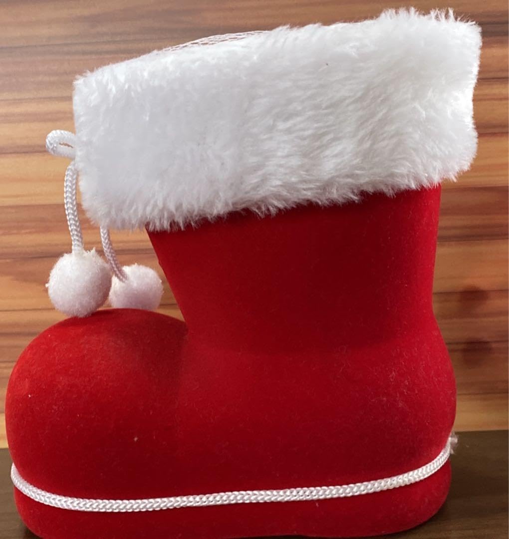 Amazon.co.jp: クリスマス 靴 サンタブーツ 飾り : おもちゃ