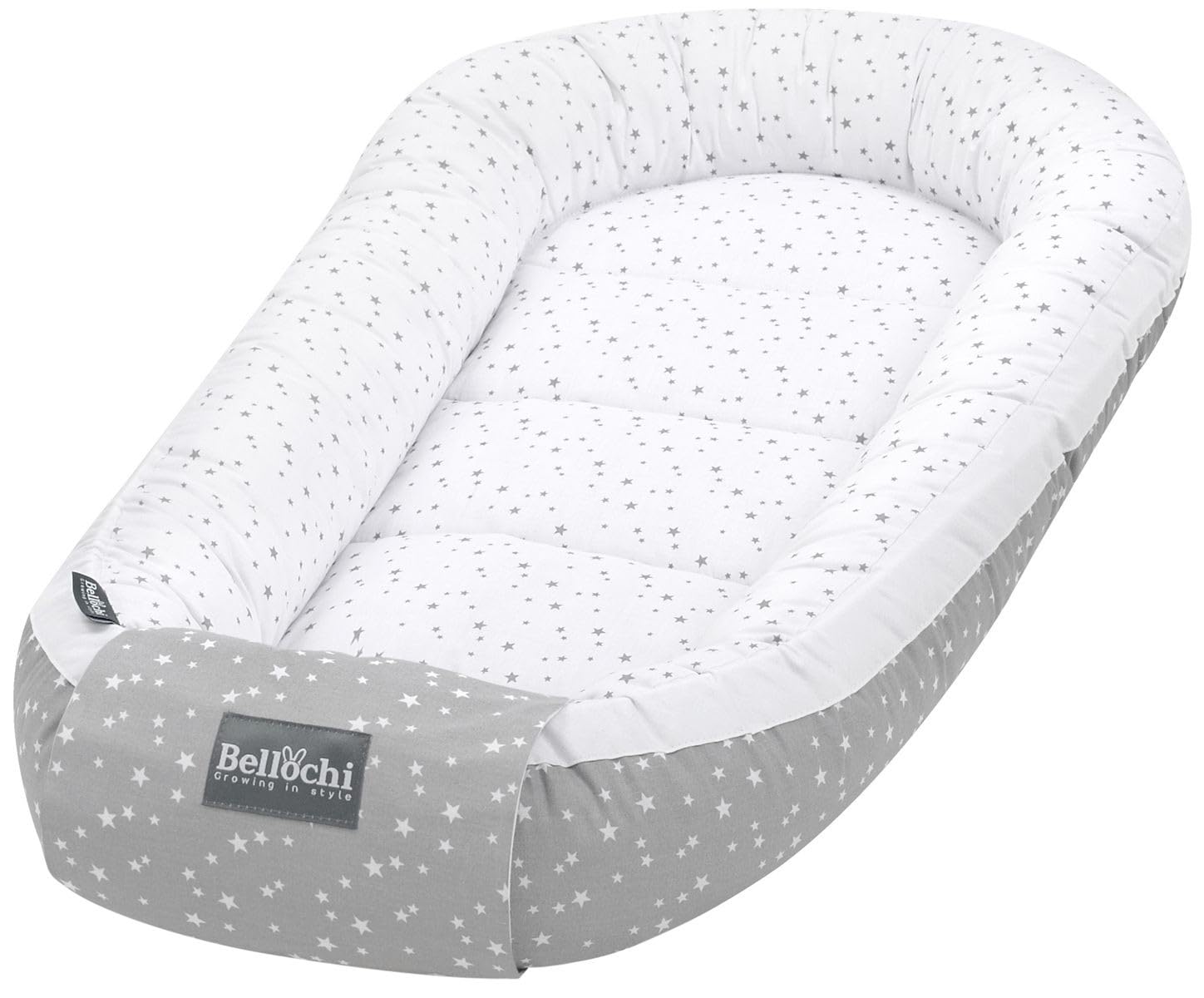 Set Neonato Bellochi In Cotone - Riduttore Lettino 90x60 Cm, Cuscino, Copertina, Ideale Per Baby Shower - Foto 12