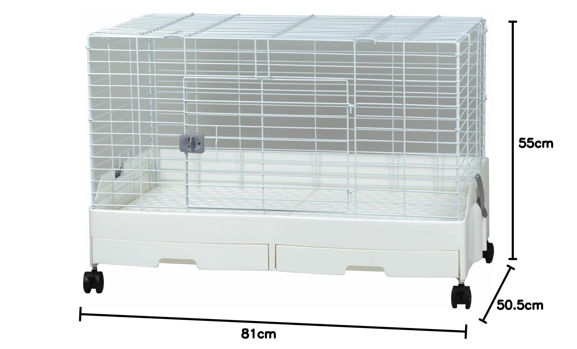 Amazon | 小動物 組み立て C62 イージーホーム エボ 80WH 白 | ノー