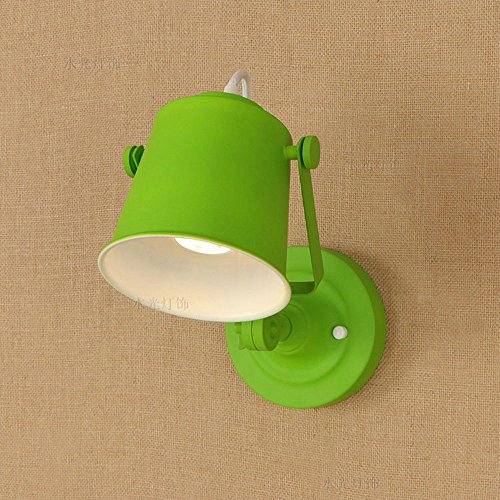 Linterna de pared de hierro ajustable y duradera para restaurante y almacén 8