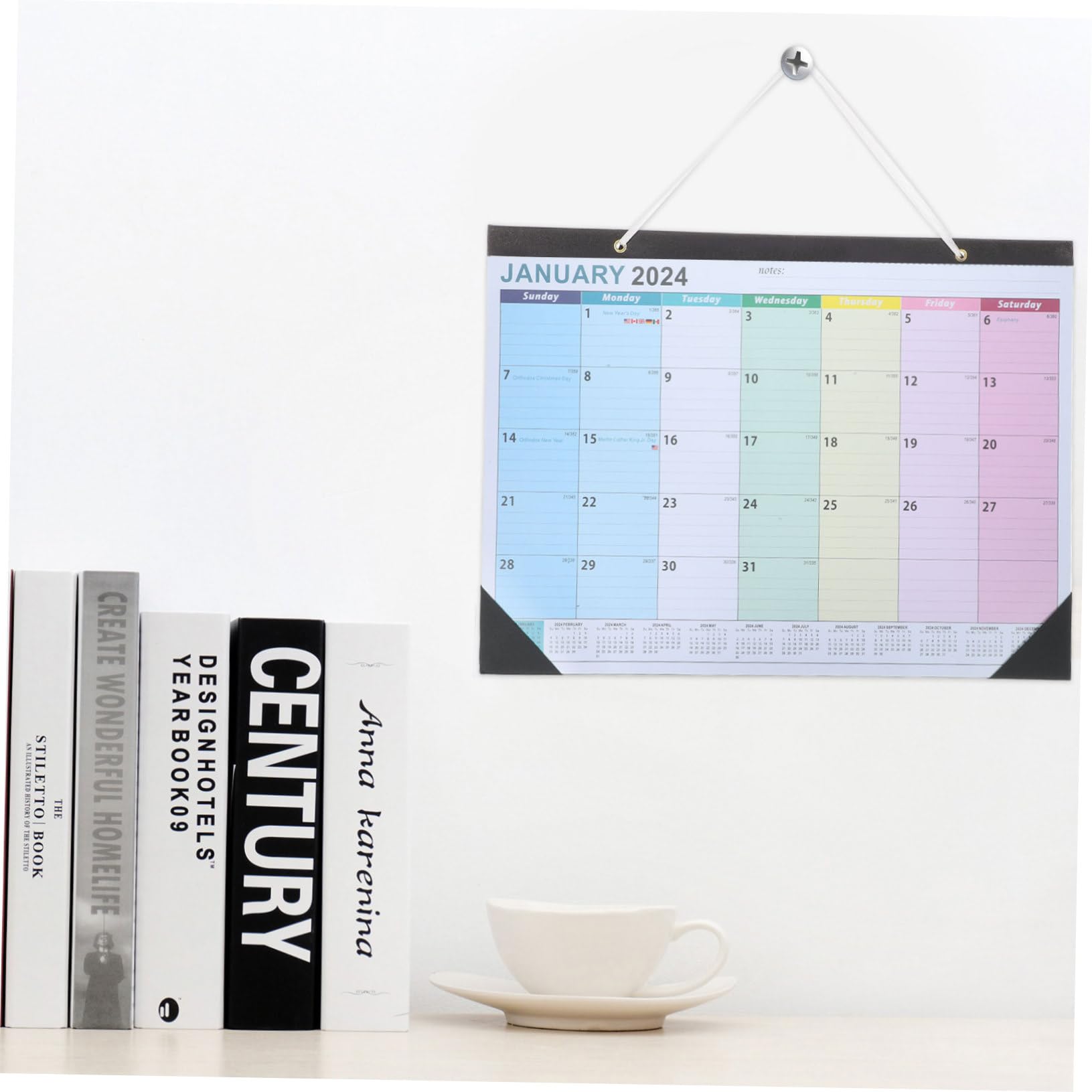 3stücke Haushaltsplaner Wandkalender Englischer Monatskalender Für Büro Und Zuhause Mit Für Notizen Für Lehrer Studenten Und Berufstätige