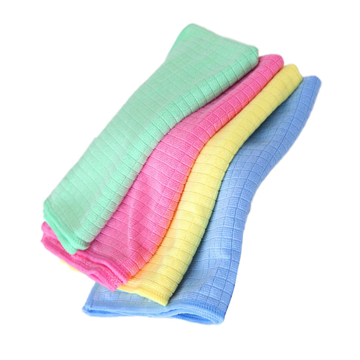FRCOLOR 3 Sätze Putztuch Handtuch Mikrofaser Geschirrtuch Putzlappen Tücher Mini Mikrofasertuch Küchenzubehör Küchentuch Scheuerschwamm 4 Stück * 3