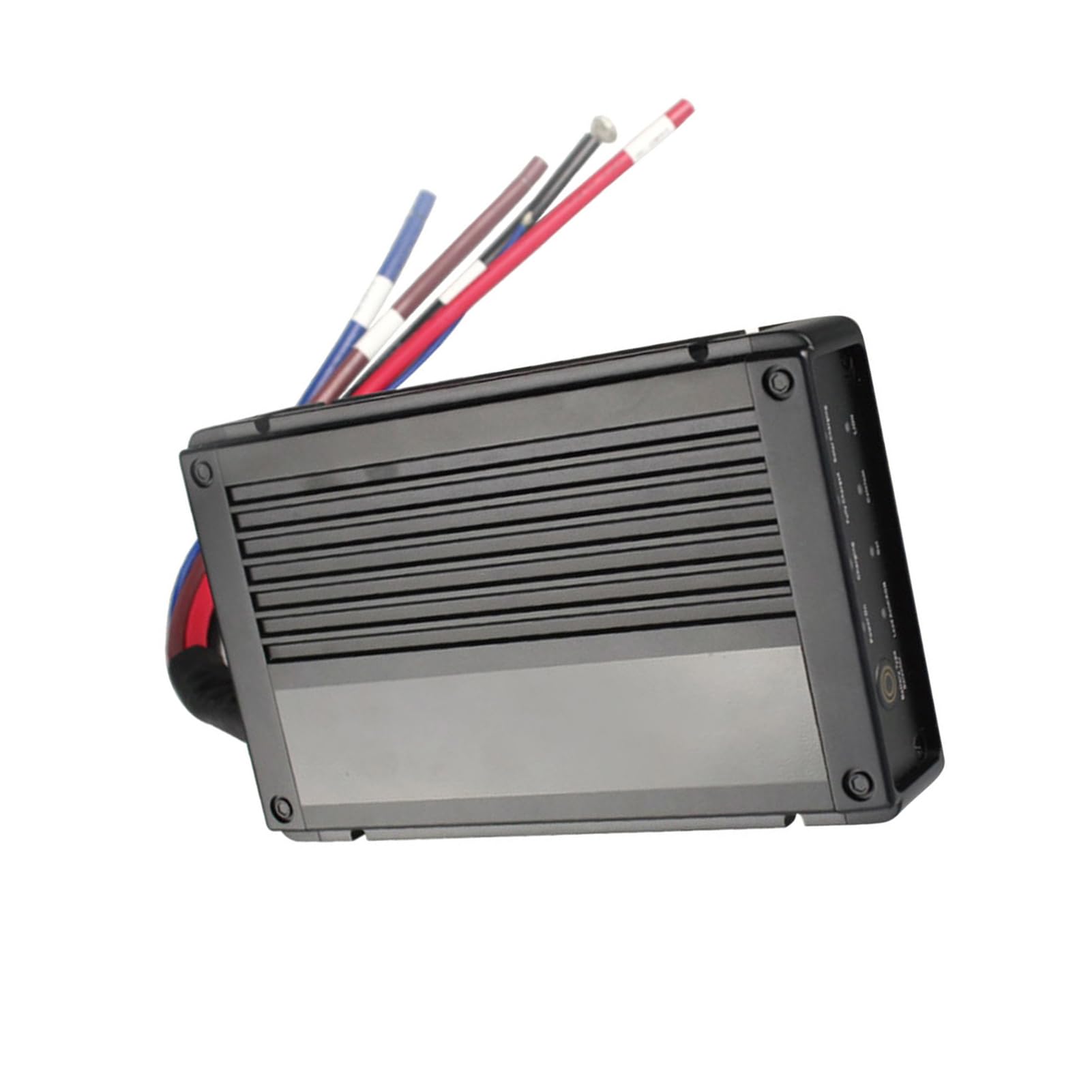 12V 20A DC zu DC Wasserdichtes Batterieladegerät, Effizientes Laden für Wohnmobile, Anhänger, Marinefahrzeuge, Schwarz, 193,84 X 115 X 37,07 Mm (20A)