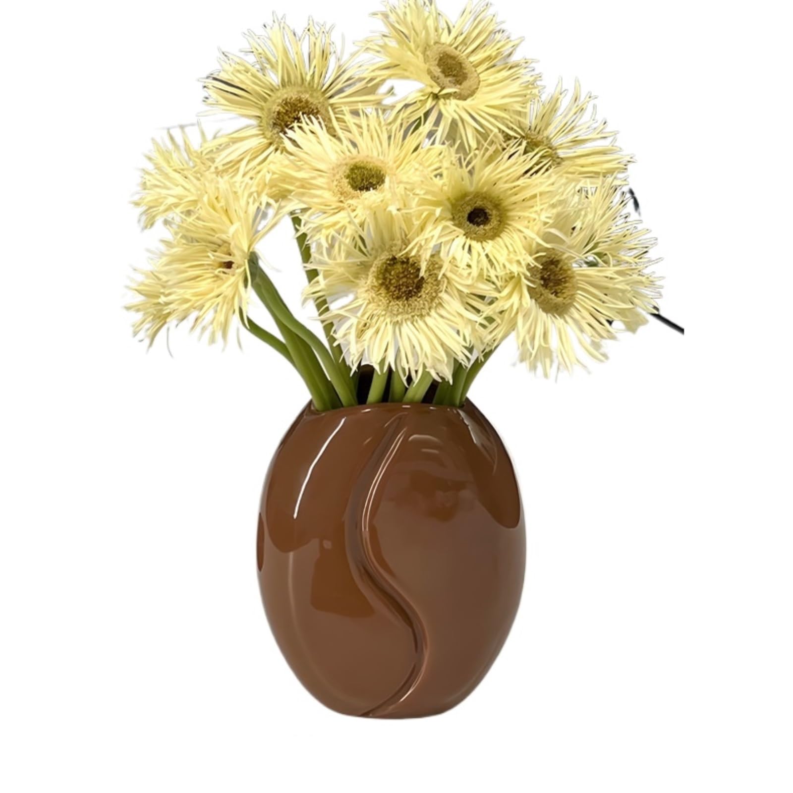 Flower Holder Nordic Ceramic Flower Vase For Dining Room Tabletop For Centerpiece