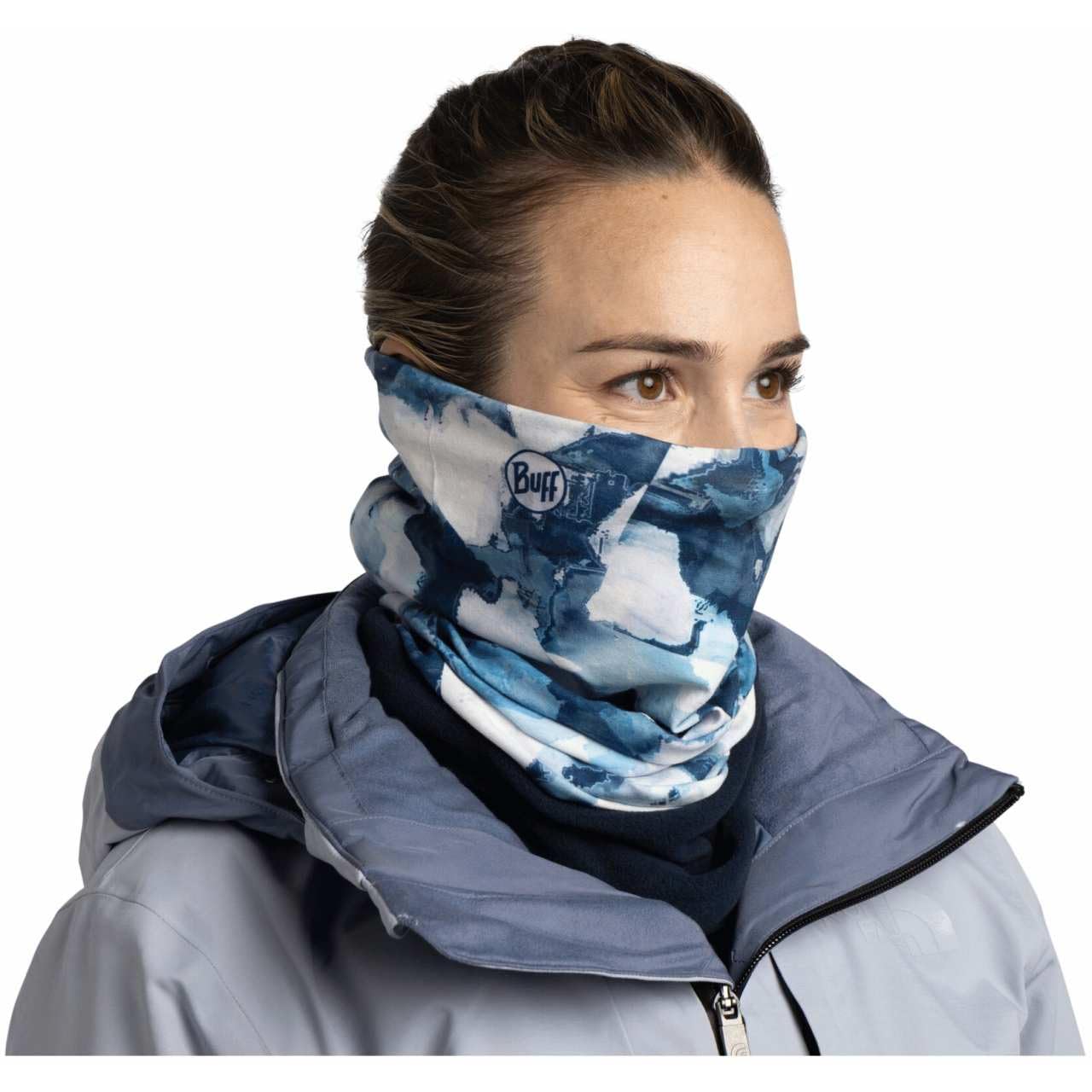 Buff| Braga de cuello Polar Multifucional, Calida, Forro, Comoda, Sueve Hombre Mujer Talla única Azul