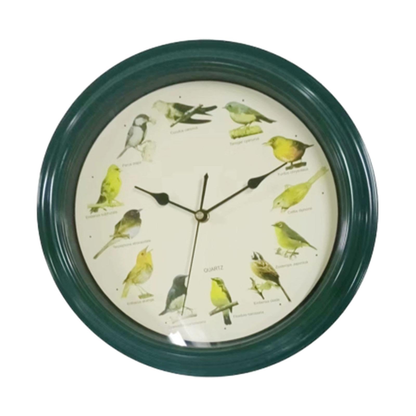 Horloge murale oiseau pour bar et salle à manger au design contemporain