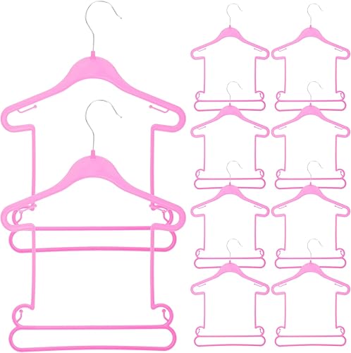 Perchas de plástico para niños, 100 perchas de plástico para ropa de bebé, perchas para ropa de bebé, perchas de plástico para ropa de bebé, 10