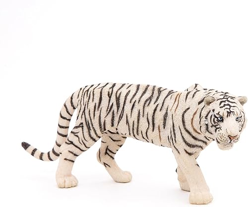 Miniatura 6 de Papo - Pintada a mano - Figura - Reino de animales salvajes - Tigre blanco -50045 - Coleccionable - Para niños - Adecuado para niños y niñas - a