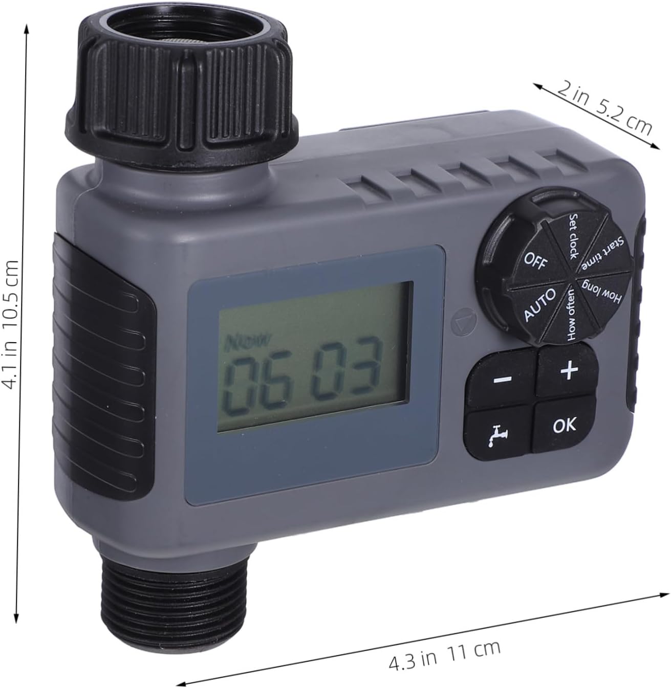 Programmable Garden Hose Timer with Digital Display Efficient Watering System for Lawn and Garden Dual Use Controller for Use Irrigation Timer
