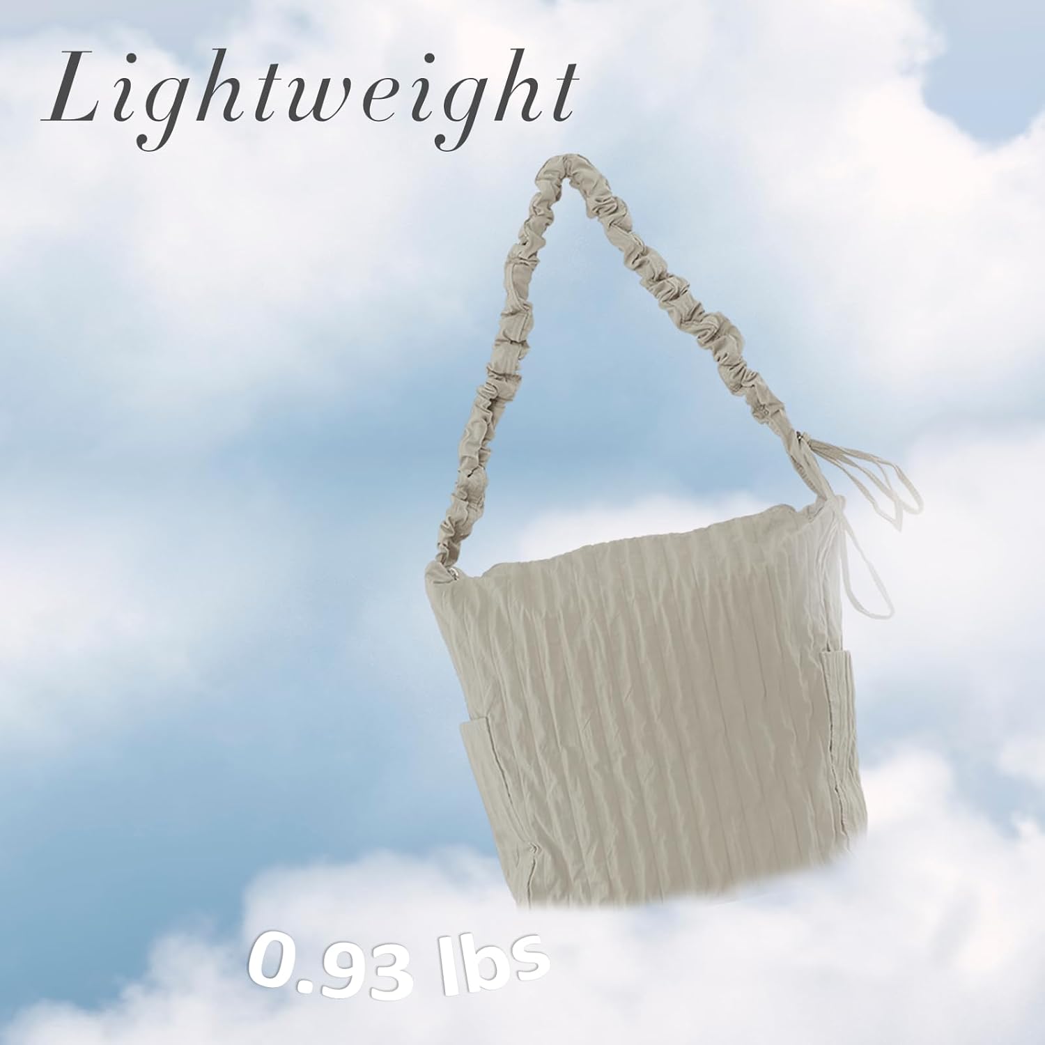 U+U Women's Large Tote Bag with Adjustable Shoulder Strap, Multiple Compartments Crossbody Shoulder Bag for Travel, Work, Gym - Image 6