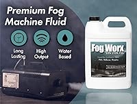 Vista 2 de Fogworx - Jugo de niebla baja para interiores y exteriores, neblina baja para interiores y exteriores, enfriadores de niebla diseñados