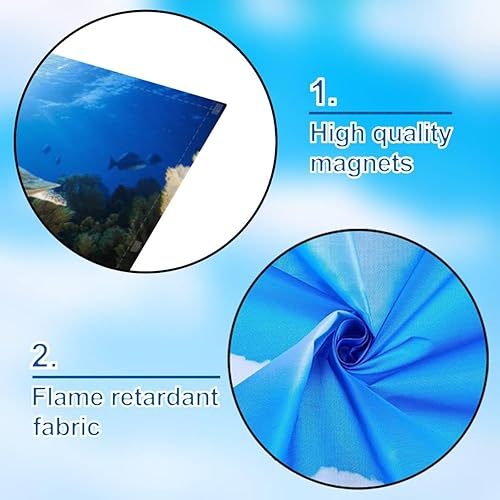 Miniatura 6 de Paquete de 6 cubiertas fluorescentes para luz de techo, filtros de luz de arrecife de coral de peces tropicales para aula, oficina, hogar, cubierta