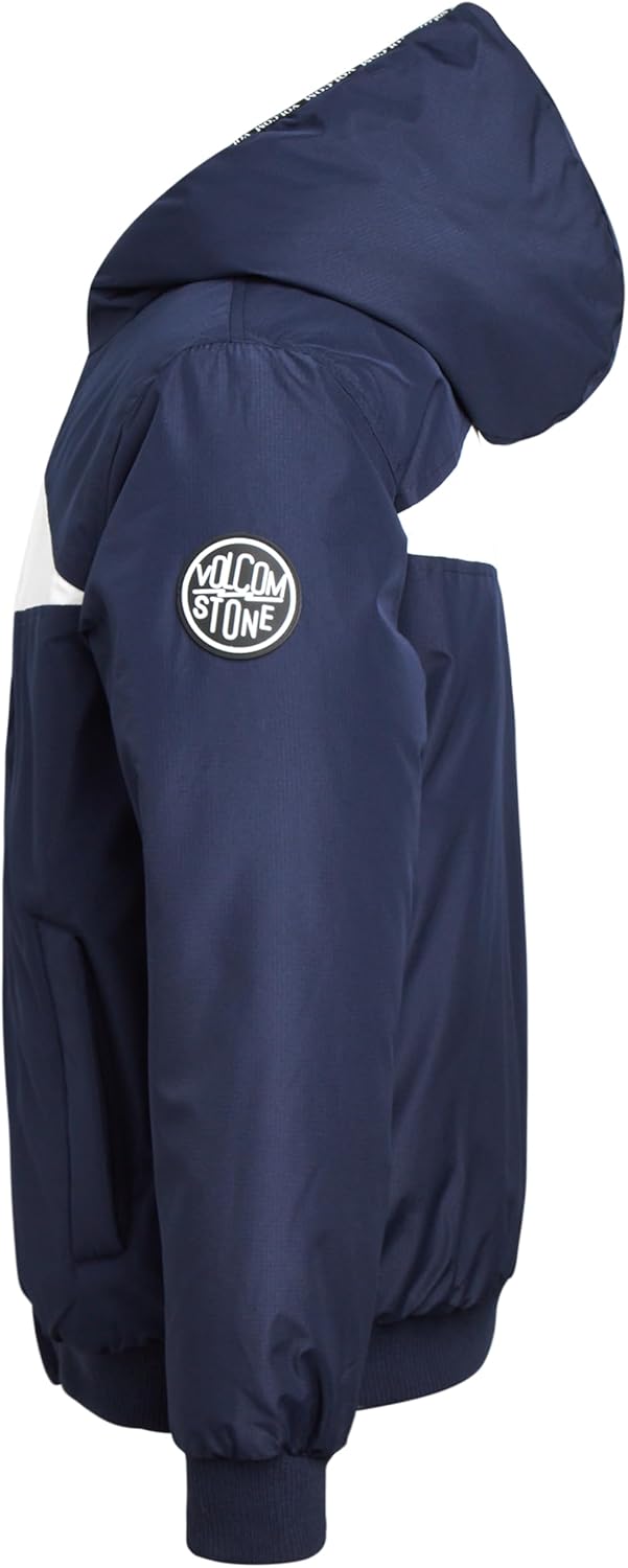 Volcom Boys Winter Coat - Reversible Zip Up Jacket Breathable Hooded Puffer Coat Kids Outerwear Jackets and Coats (4-20) - Image 5