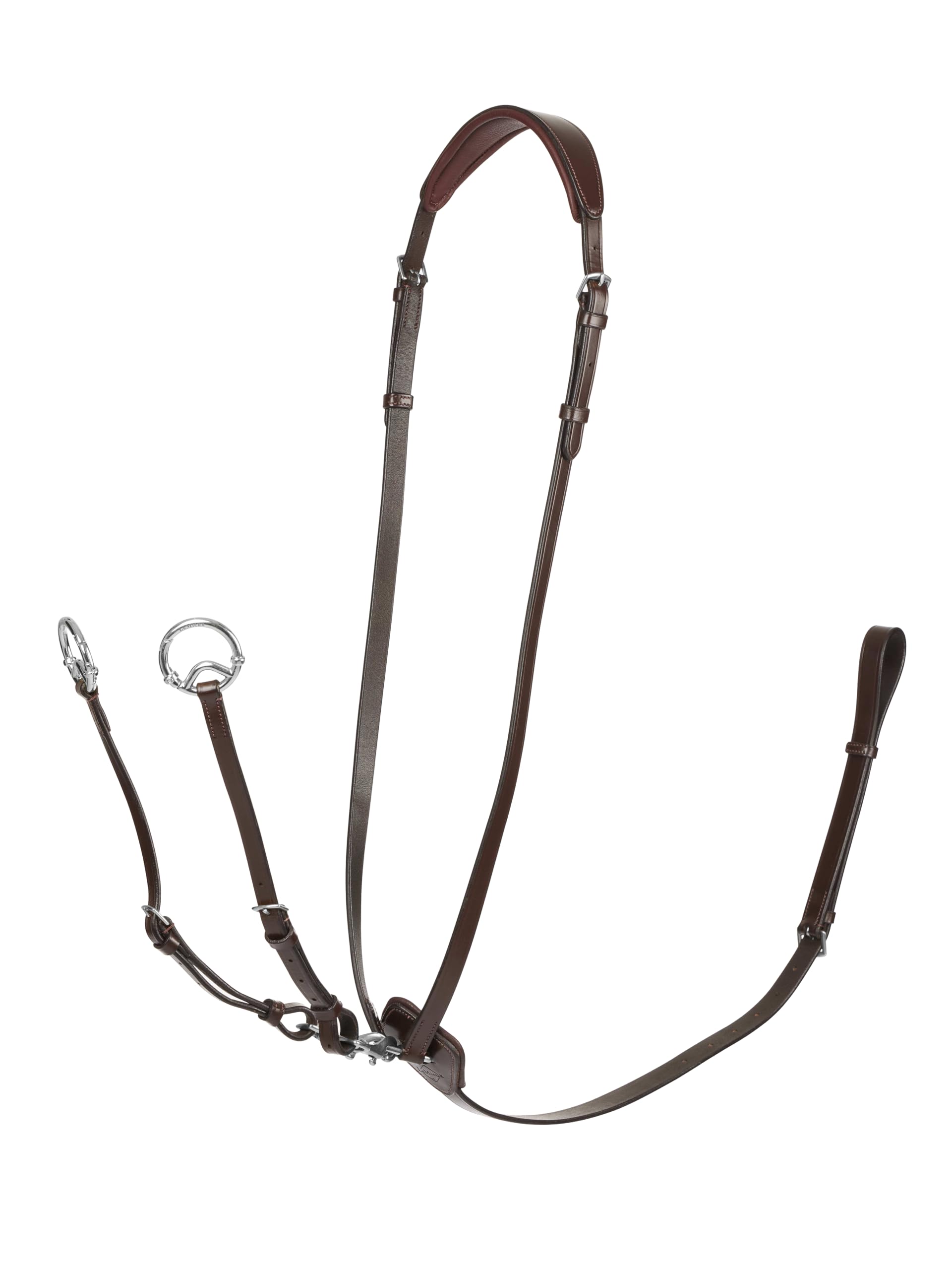 LeMieux Kudos Running Martingale - Havana/Silver Full