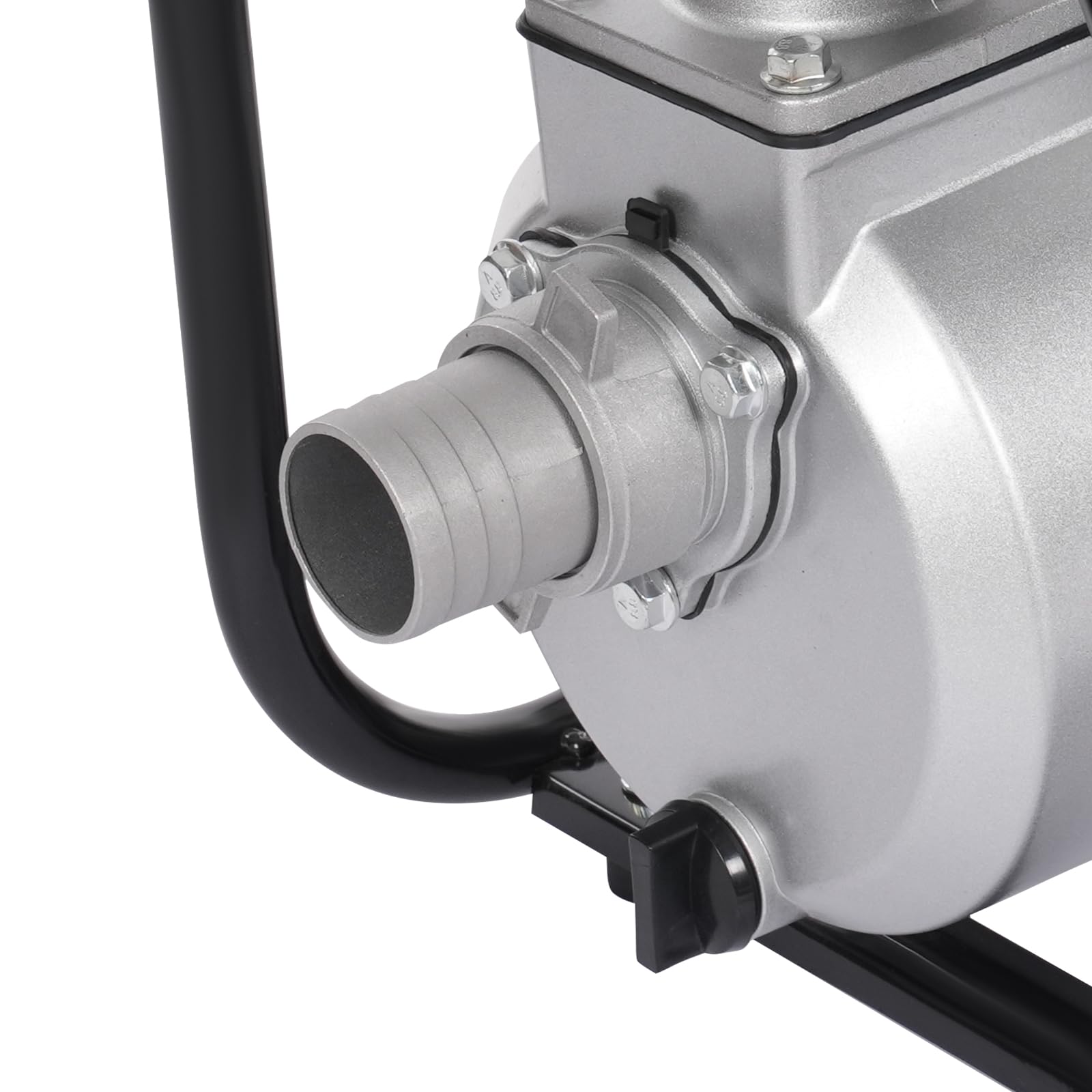 Pompa dell'acqua a benzina a 4 tempi, 6,5 CV, pompa da giardino, per acqua sporca, altezza di portata: 28 m, volume di erogazione 36 m³/h, per irrigazione, paesaggistica