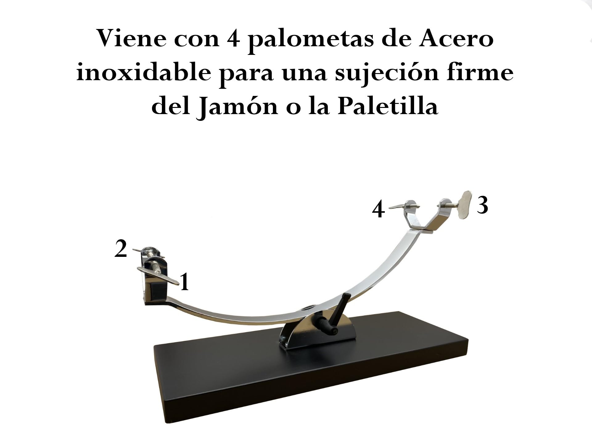 FERRETERIA LEPANTO Jamonero Basculante, Jamonero Serrano, Soporte jamonero basculante, jamonero Profesional mas Set de Corte LepantoHouse