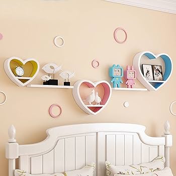 ハンドメイド　ハートのティッシュシェルフ ハンドメイド ハートのティッシュシェルフ