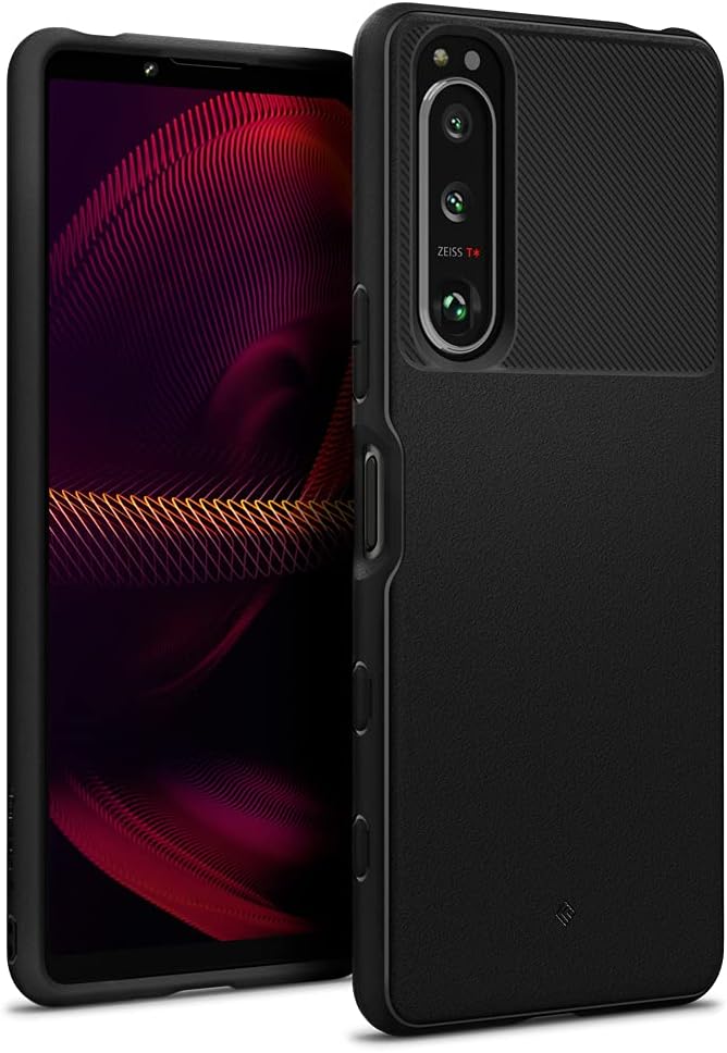 Caseology Vault Compatible with Sony Xperia 5 III Case (2021) - Matte Black