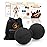 5BILLION Peanut Massage Ball - Double Lacrosse Massage Ball & Mobility Ball for Physical Therapy - Deep Tissue Massage Tool for Myofascial Release, Muscle Relaxer, Acupoint Massage (Black)