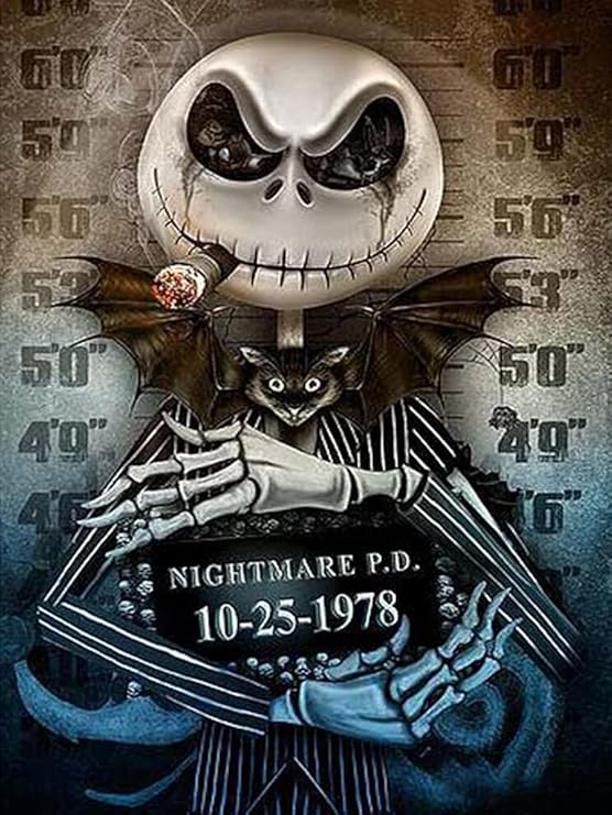 Audeanor Halloween Diamond Painting for Adults,5D Diamond Art Halloween,Diamond